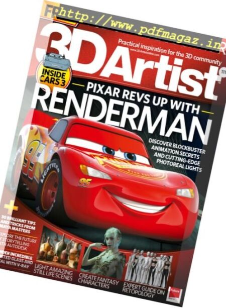 3D Artist – Issue 111, 2017 Cover