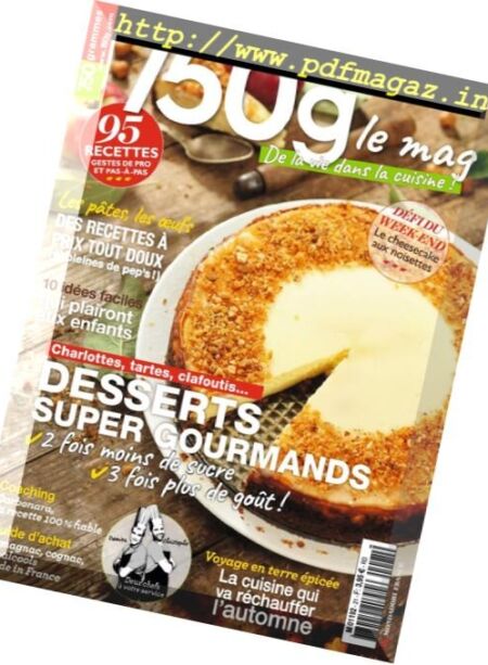 750g Le mag – Octobre-Decembre 2017 Cover