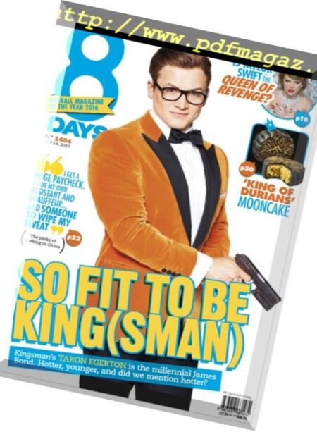 8 Days – 14 September 2017 Cover
