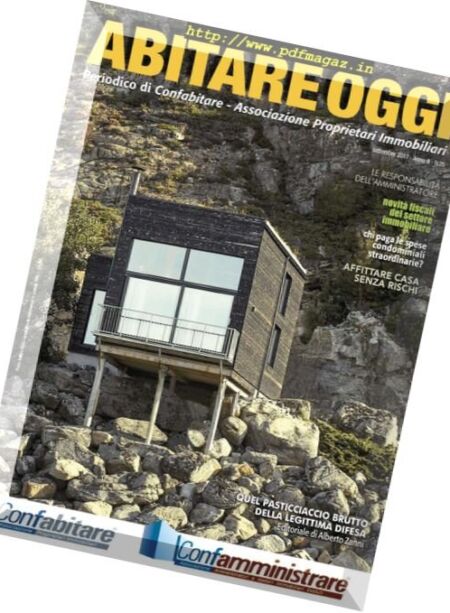 Abitare Oggi – Settembre 2017 Cover