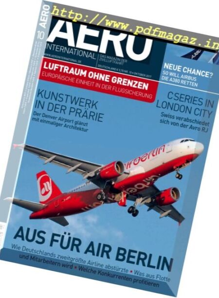 Aero International – Oktober 2017 Cover