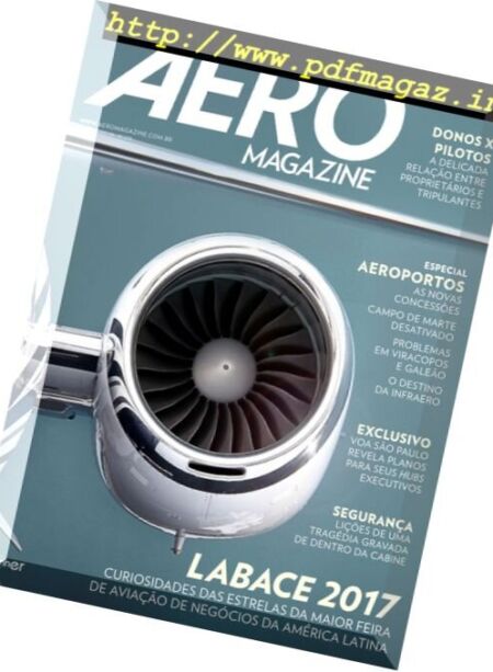 Aero Magazine Brazil – Agosto 2017 Cover