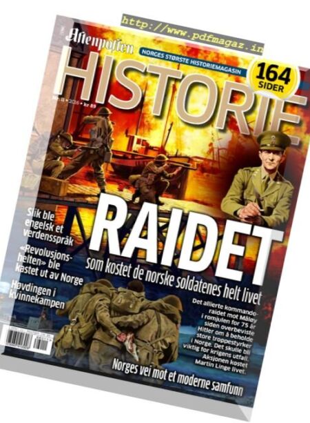 Aftenposten Historie – november 2016 Cover