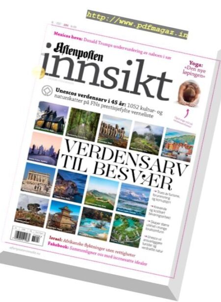 Aftenposten Innsikt – juni 2017 Cover