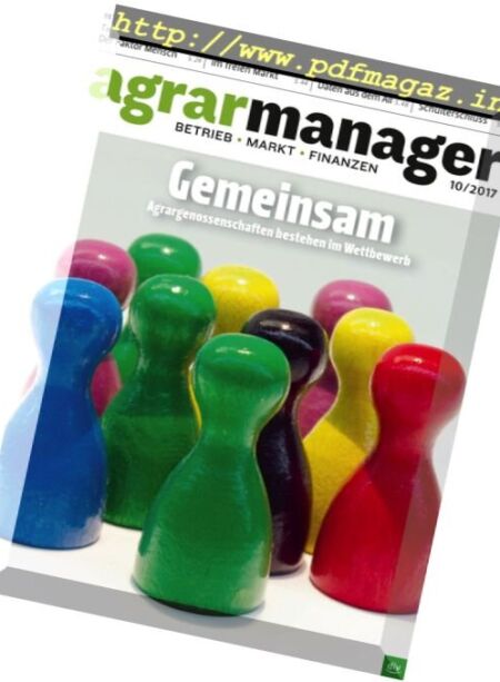 Agrarmanager – Oktober 2017 Cover