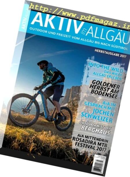 Aktiv im Allgau – Herbst 2017 Cover