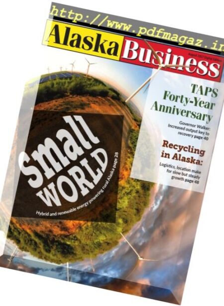 Alaska Business Monthly – August 2017 Cover
