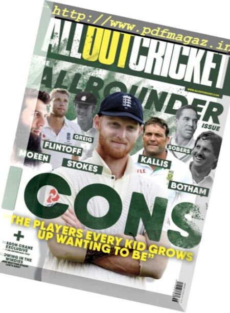 All Out Cricket – October 2017 Cover