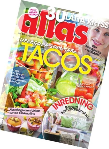 Allas – Nr.33 2017 Cover