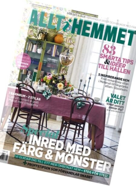 Allt i Hemmet – September 2017 Cover