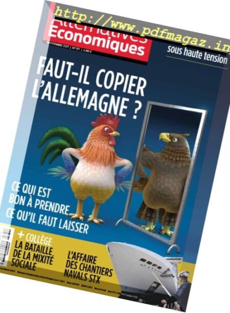 Alternatives Economiques – Septembre 2017 Cover