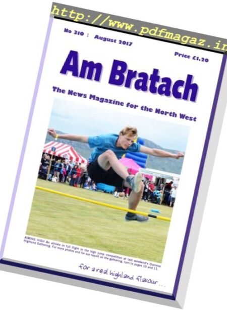 Am Bratach – August 2017 Cover