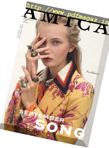 Amica – Settembre 2017 Cover