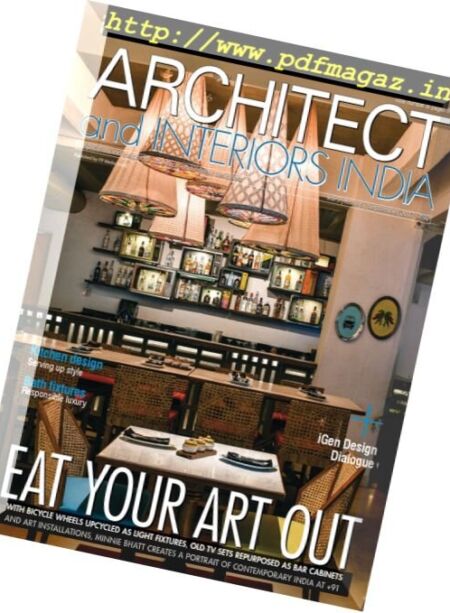 Architect and Interiors India – September 2017 Cover