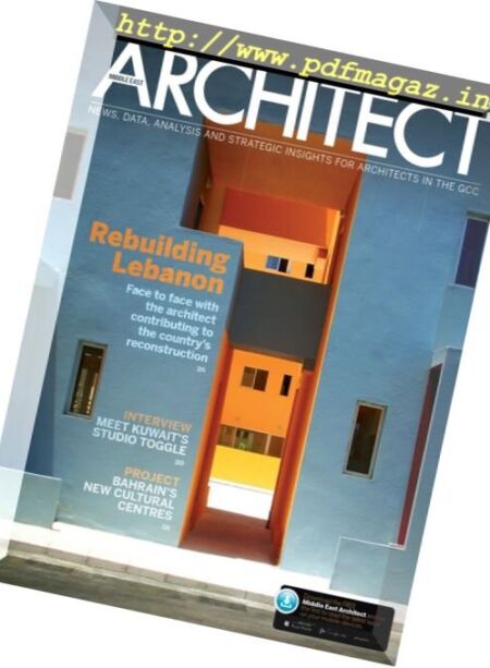 Architect Middle East – September 2017 Cover