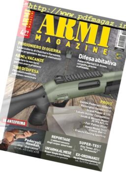 Armi Magazine – Settembre 2017