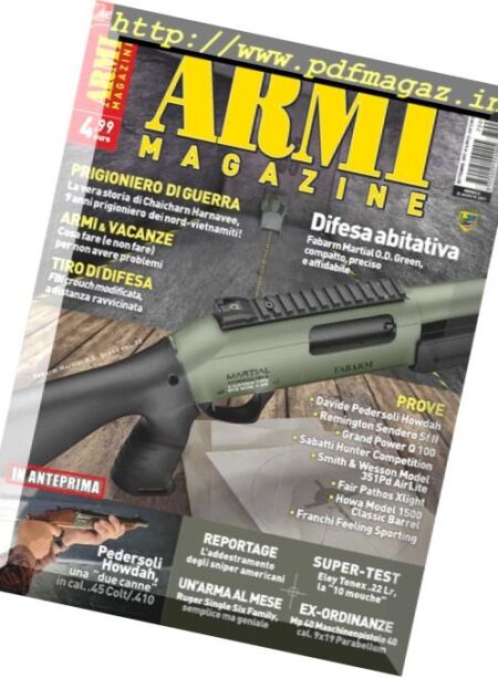 Armi Magazine – Settembre 2017 Cover