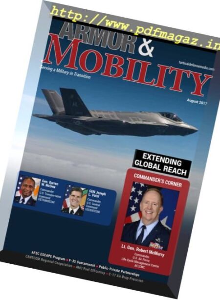 Armor & Mobility – July-August 2017 Cover