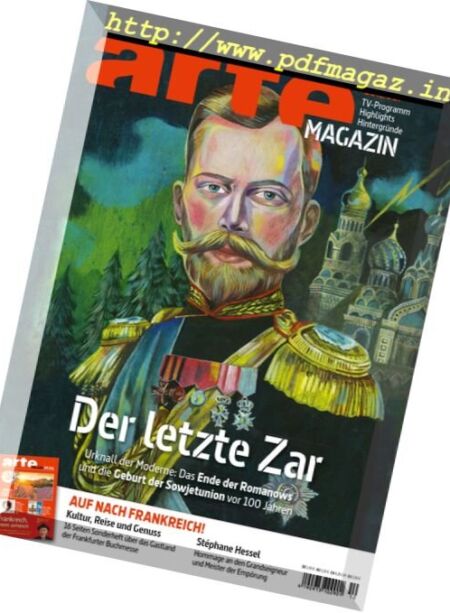 ARTE Germany – Oktober 2017 Cover
