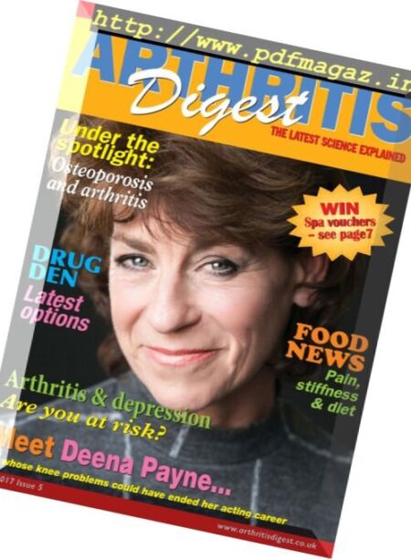 Arthritis Digest – Issue 5, 2017 Cover