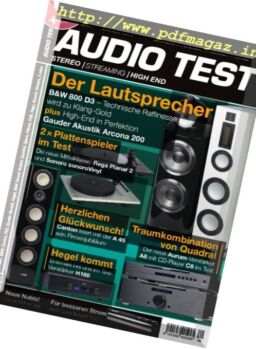 Audio Test – Nr.6 2017