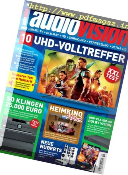 Audiovision – Oktober 2017 Cover