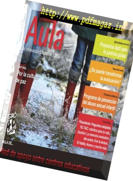 Aula de Innovacion Educativa – octubre-noviembre 2017 Cover