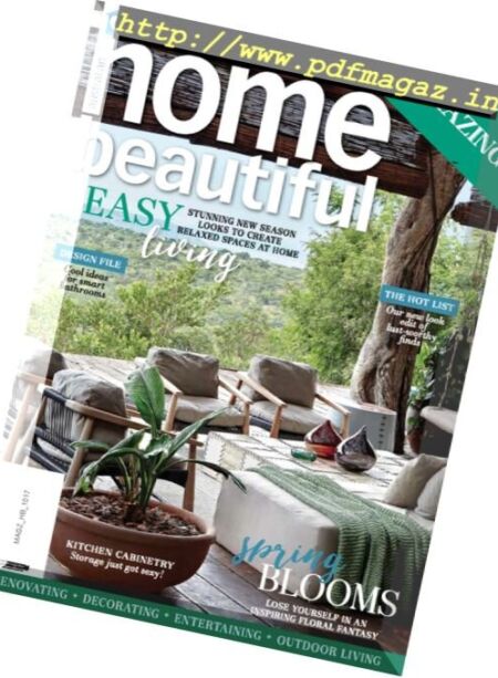 Australian Home Beautiful – October 2017 Cover