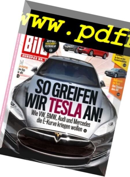 Auto Bild Germany – 9 September 2017 Cover