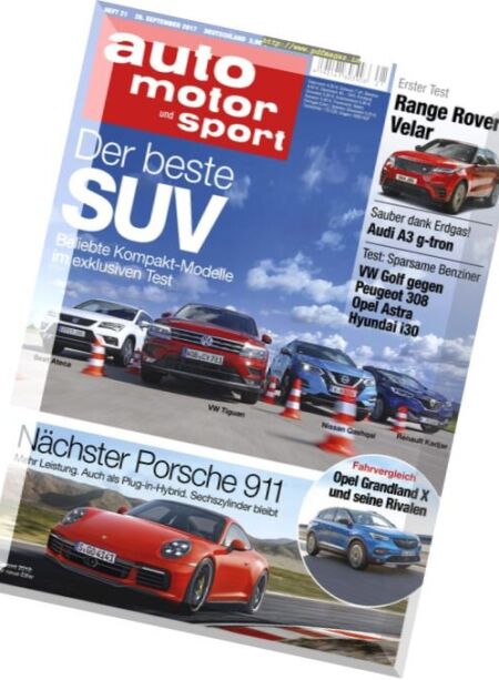 Auto Motor und Sport – 28 September 2017 Cover