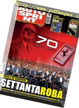 Auto Sprint – 12-18 Settembre 2017