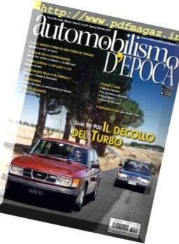 Automobilismo d’Epoca – Agosto-Settembre 2017