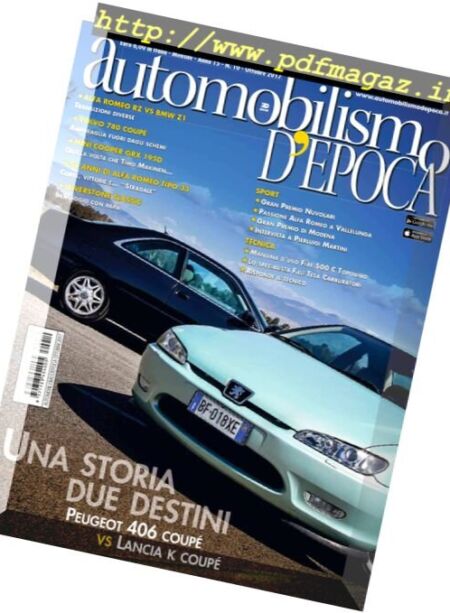Automobilismo d’Epoca – Ottobre 2017 Cover