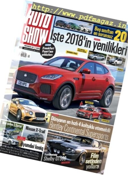 Autoshow – Eylul 2017 Cover