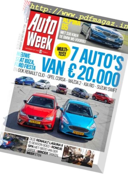 AutoWeek Netherlands – 16-23 Augustus 2017 Cover