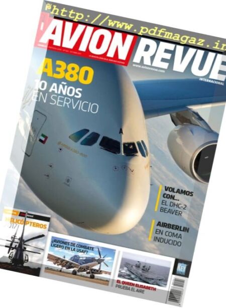 Avion Revue Spain – Octubre 2017 Cover