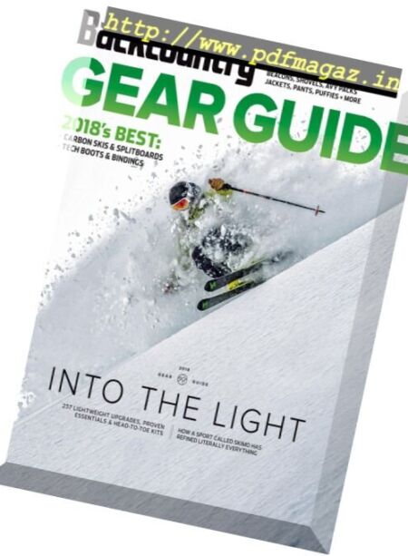 Backcountry Magazine – September 2017 Cover