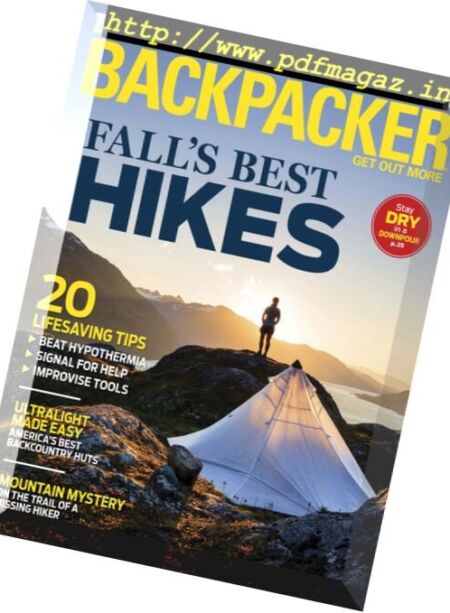 Backpacker – October 2017 Cover