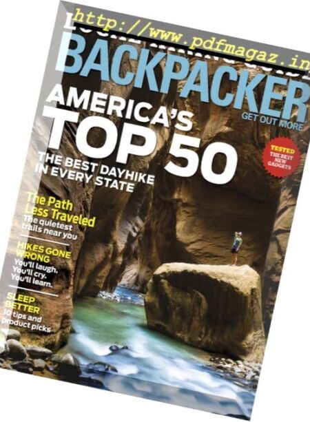 Backpacker – September 2017 Cover