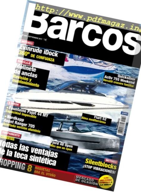 Barcos a Motor – Septiembre 2017 Cover