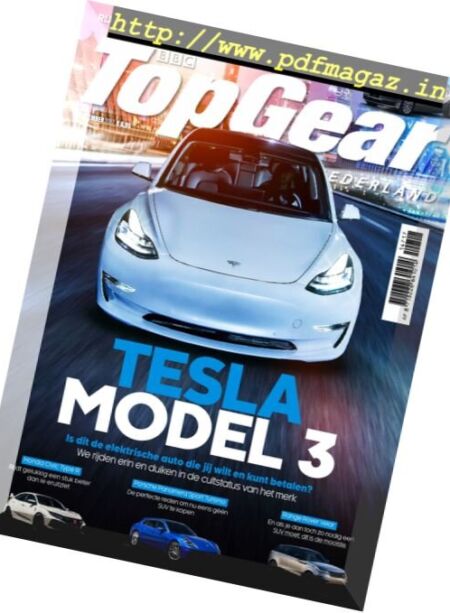 BBC Top Gear Netherlands – September 2017 Cover