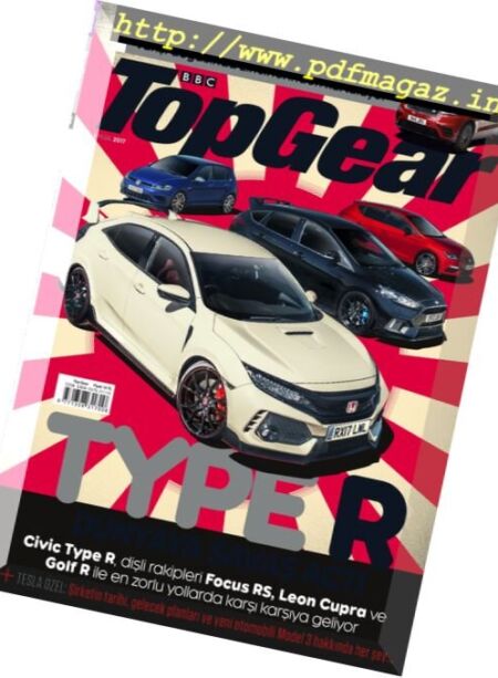 BBC Top Gear Turkey – Eylul 2017 Cover