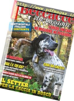 Beccacce Che Passione – Settembre-Ottobre 2017