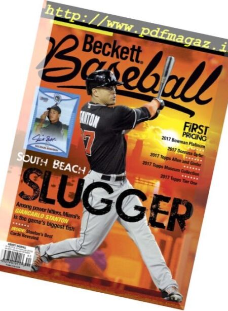 Beckett Baseball – October 2017 Cover