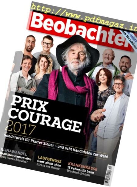 Beobachter – 29 September 2017 Cover