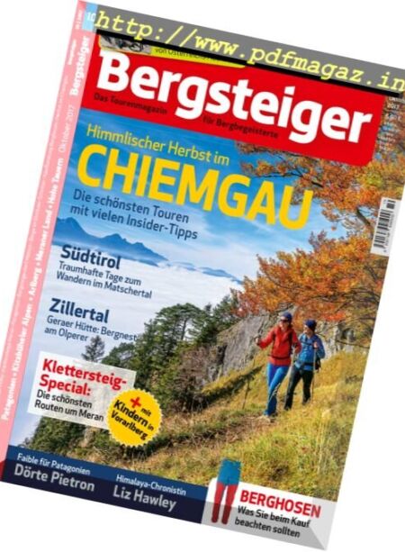 Bergsteiger – Oktober 2017 Cover