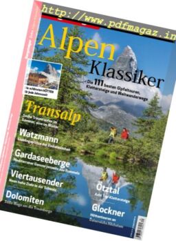 Bergsteiger – Sonderheft Alpen Klassiker – Oktober 2017