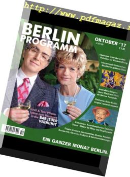 Berlin Programm – Oktober 2017