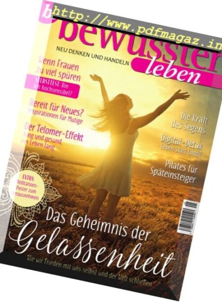 Bewusster Leben – September-Oktober 2017 Cover
