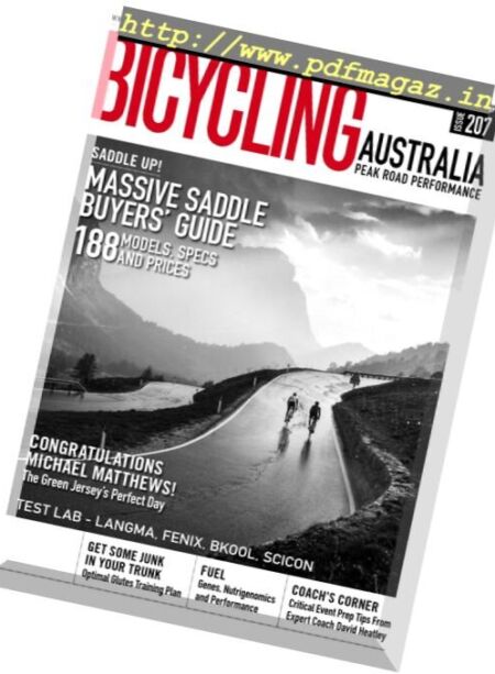 Bicycling Australia – September-October 2017 Cover